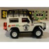 SLOT CAR SCX SCALEXTRIC EXIN STS 2205 LAND ROVER -5 TT 4x4 CAMEL BLANCO