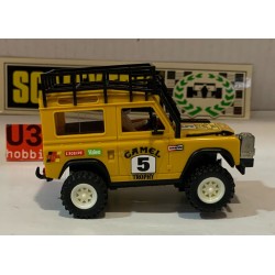 SLOT CAR SCX SCALEXTRIC EXIN STS 2205 LAND ROVER -5 TT CAMEL AMARILLO MOSTAZA