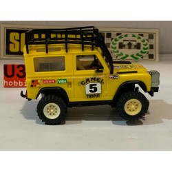 SLOT CAR SCX SCALEXTRIC EXIN STS 2205 LAND ROVER -5 TT 4x4 CAMEL AMARILLO