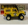 SLOT CAR SCX SCALEXTRIC EXIN STS 2205 LAND ROVER -5 TT 4x4 CAMEL AMARILLO