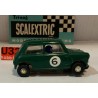 SLOT CAR SCX SCALEXTRIC C-76 MINI COOPER-6  VERDE TRACCION DELANTERA