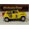 SLOT CAR SCX SCALEXTRIC C-2104 MINI COOPER -56 BOSE AMARILLO SCALEXTRIC UK