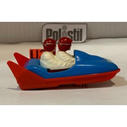 SLOT CAR POLISTIL POLICAR DROMOCAR N737 DN BOBSLEIGH EQUIP FRANCE