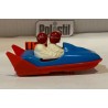 SLOT CAR POLISTIL POLICAR DROMOCAR N737 DN BOBSLEIGH EQUIP FRANCE