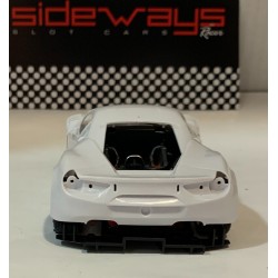 SLOT CAR RACER SIDEWAYS SWCAR08K FANTASY CAR 01 WHITE KIT MB