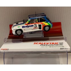 SLOT CAR SCX SCALEXTRIC ADVANCE E10523S300 RENAULT 5 TURBO -3 HERGOM J.PURAS