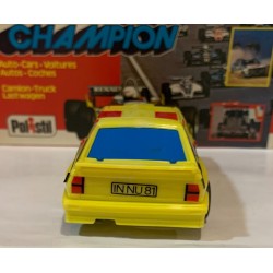 SLOT CAR POLISTIL A127 AUDI QUATTRO -21 RALLY AMARILLO