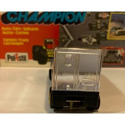 SLOT CAR POLISTIL A614 CAMION TRUCK B  TRAILER AZUL