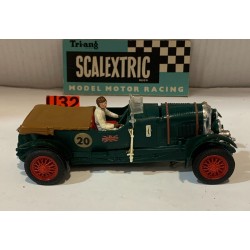 SLOT CAR SCX SCALEXTRIC C-64 BENTLEY 4.5L -20 VERDE VINTAGE FRANCES