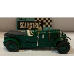 SLOT CAR SCX SCALEXTRIC C-64 BENTLEY 4.5L -3 VERDE  VINTAGE