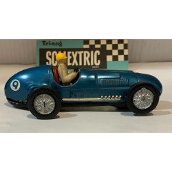 SLOT CAR SCX SCALEXTRIC  TRIANG TINPLATE FERRARI 375 -9 F1 1958 AZUL METALIZADO