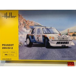 HELLER 80716 KIT 1/24 PEUGEOT 205 TURBO 16 EVO 2