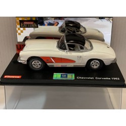 SLOT CAR CARRERA EXCLUSIV 20486 CHEVROLET CORVETTE 1962  1/24