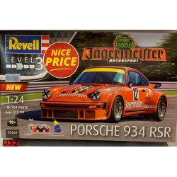 REVELL 05669 KIT 1/24 PORSCHE 934 RSR JAGERMEISTER PINTURA Y PEGAMENTO INCLUIDAS