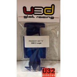 U3D CHASIS 3D PEUGEOT 307 WRC ANGLEWINDER NINCO AZUL