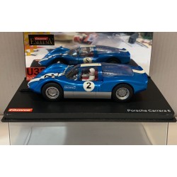 SLOT CAR CARRERA EXCLUSIV 20431 PORSCHE CARRERA 6 -2 AZUL  1/24