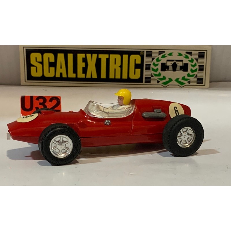 SLOT CAR SCX SCALEXTRIC EXIN CF 1 COOPER  -6 F1 GUIA FIJA GRANATE