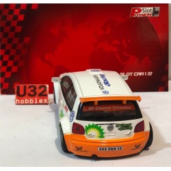 SLOT CAR POWER SLOT 86992 VOLKSWAGEN POLO S1600 -11 SOUTH AFRICA RALLY CHAMP.