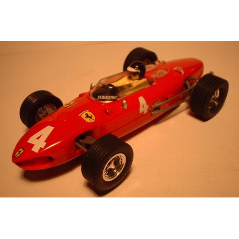 SCALEXTRIC SPAIN ALTAYA COCHES MITICOS FERRARI 156  F-1 - 4 RED LTED. ED