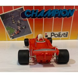 SLOT CAR POLISTIL 32244/3  FERRARI 312 T4 -12 F1 1979 JAQUES VILLENEUVE