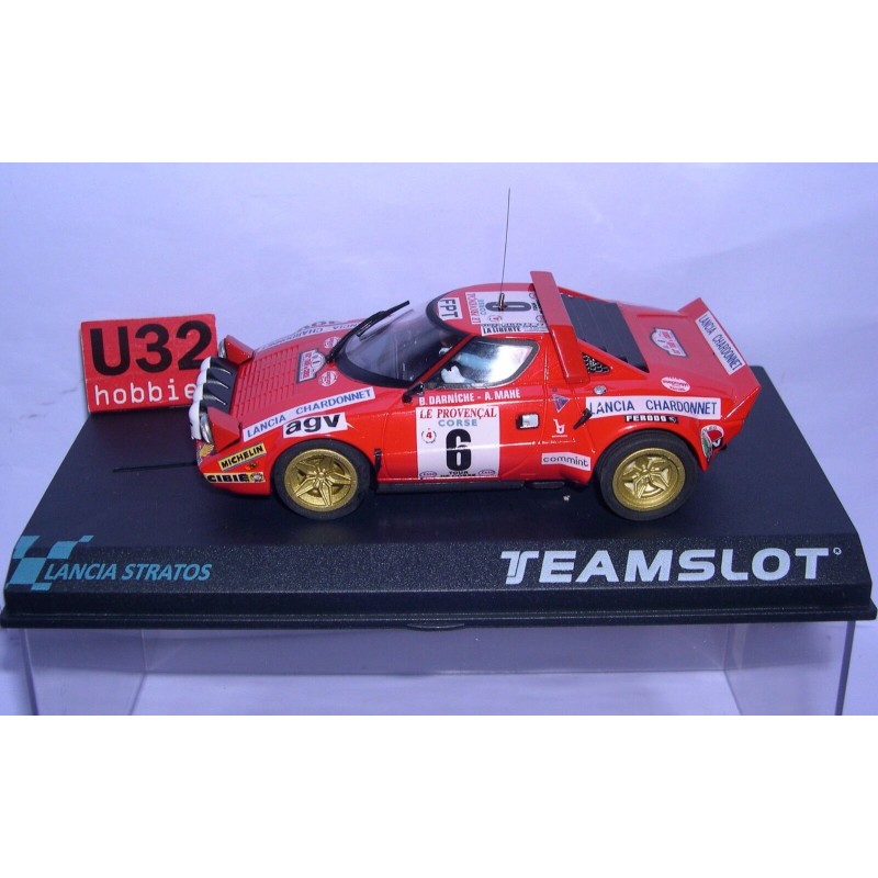 SLOT CAR TEAM SLOT 11516 LANCIA STRATOS -6 TOUR DE CORSE 1975 B.DARNICHE-A.MAHE