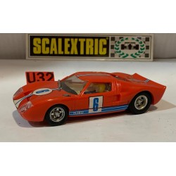 SLOT CAR SCX SCALEXTRIC EXIN C-35 FORD GT 40 -6 ROJO CLARO