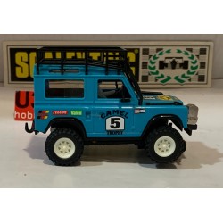 SLOT CAR SCX SCALEXTRIC EXIN STS 2205 LAND ROVER -5 TT 4x4 CAMEL AZUL