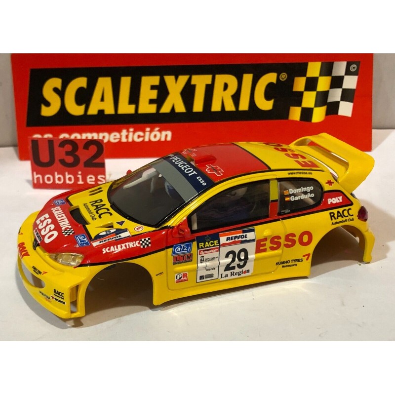 SLOT CAR SCX SCALEXTRIC CARROCERIA PEUGEOT 206  -29 P Y R DOMINGO-GARDUÑO