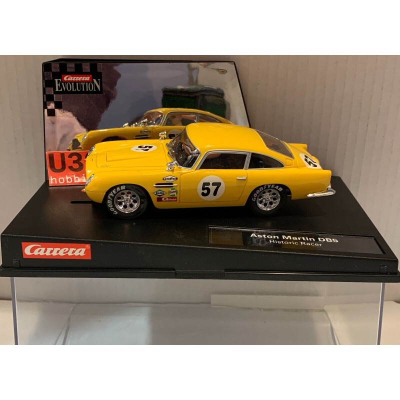 SLOT CAR CARRERA EVOLUTION 25736 ASTON MARTIN DB5 -57 HISTORIC RACER