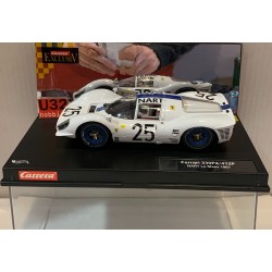 SLOT CAR CARRERA EXCLUSIV 20207 FERRARI 330/P4/412P -25 NART LE MANS 1967  1/24