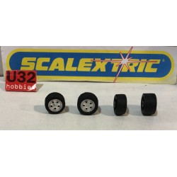 SCALEXTRIK UK RUEDAS DELANTERAS Y TRASERAS 2+2 LAMBORGHINI DIABLO