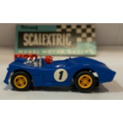 SLOT CAR SCX TRIANG SCALEXTRIC C-21 COUGAR SPORTS -1 AZUL TIPO 1