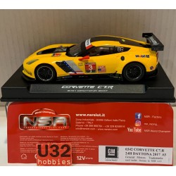 SLOT CAR NSR 0342 CORVETTE C7.R -3 24H. DAYTONA 2017