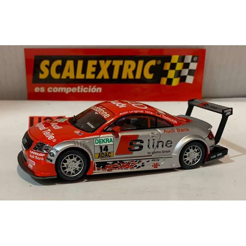 SLOT CAR SCX SCALEXTRIC 6139 AUDI TT -14 DTM S LINE TOMCZYK