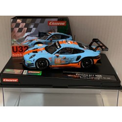 SLOT CAR CARRERA EVOLUTION 27780 PORSCHE 911 RSR -86 SILVERSTONE 2018 GULF