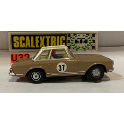 SLOT CAR SCX SCALEXTRIC EXIN C-32 MERCEDES 250SL -37 MARRON  CAPOTA  BEIGE