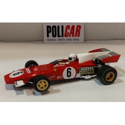 SLOT CAR POLICAR CAR05D FERRARI 312B2 -6 BRANDS HATCH 1972 ARTURO MERZARIO