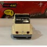 SLOT CAR PINK KAR CV053 CITROEN 2 CV 1974 TECHO ABIERTO MARFIL