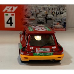 SLOT CAR FLY A2070 RENAULT 5 TURBO -2 EUROPEAN CUP 1982 MOMO M.SIGALA