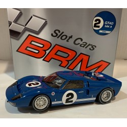 SLOT CAR BRM-168  1/24 FORD GT 40 MKII -2 12H.SEBRING 1966 DAN GURNEY-J.GRANT