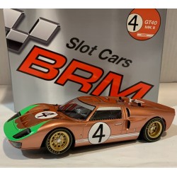 SLOT CAR BRM-167  1/24 FORD GT 40 MKII -4 24H.LE MANS 1966 M.DONOHUE-P.HAWKINS