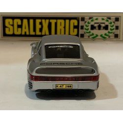 SLOT CAR SCX SCALEXTRIC EXIN 8330 PORSCHE 959 -577 SILVER SERIE LIMITADA