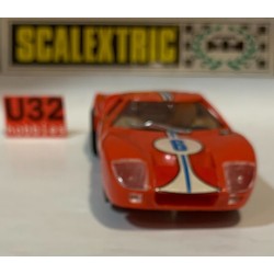 SLOT CAR SCX SCALEXTRIC EXIN C-35 FORD GT 40 -6 ROJO CLARO