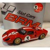 SLOT CAR BRM-166  1/24 FORD GT 40 MKII -3 24H.LE MANS 1966 DAN GURNEY-J.GRANT