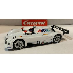 SLOT CAR CARRERA EXCLUSIV 20482 BMW V12 LMR -42 ALMS 2000  1/24