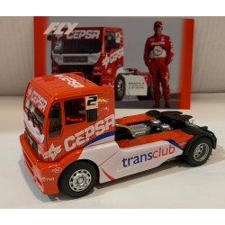 SLOT CAR FLY TRUCK 63 CAMION MAN GP TURQUIA 2012 CEPSA ANTONIO ALBACETE