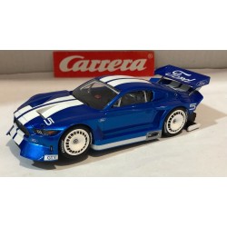 SLOT CAR CARRERA EVOLUTION 27751 FORD MUSTANG GTY -5 AZUL METALIZADO