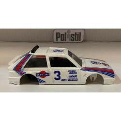 SLOT CAR POLISTIL CARROCERIA LANCIA DELTA S4 -3 MARTINI MARKKU ALEN-I.KIVIMAKI