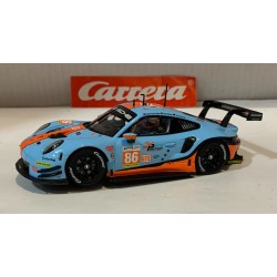 SLOT CAR CARRERA EVOLUTION 27780 PORSCHE 911 RSR -86 SILVERSTONE 2018 GULF