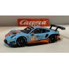 SLOT CAR CARRERA EVOLUTION 27780 PORSCHE 911 RSR -86 SILVERSTONE 2018 GULF